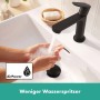 Rubinetto monocomando per lavabo hansgrohe Rebris S 110 con tappo di scarico a tirante - vista dettagliata