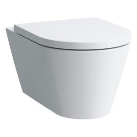 WC sospeso LAUFEN Kartell con scarico a pavimento, sedile WC con chiusura rallentata, EasyFit