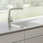 Villeroy & Boch Steel Shower Window Küchenarmatur, aus Edelstahl - technische Ansicht