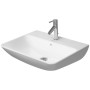 Lavabo Duravit ME by Starck 55 cm avec 1 trou de robinet percé - vue détaillée