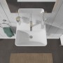 Lavabo Duravit ME by Starck 55 cm avec 1 trou de robinet percé - vue technique