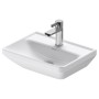 Lavabo Duravit D-Neo 45 cm, 1 trou de robinet, sans trop-plein