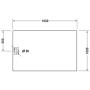 Receveur de douche Duravit Stonetto rectangle 160 x 100 cm