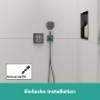 hansgrohe Fixfit E Wandanschluss mit Duschkopfhalterung - technische Ansicht
