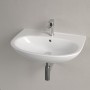 Villeroy & Boch O.novo Lavabo 65 x 48 cm, con troppopieno - vista tecnica