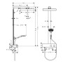 hansgrohe Rainfinity Schowerpipe 360 1jet avec ShowerTablet 350 - vue technique