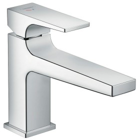 Miscelatore monocomando per lavabo hansgrohe Metropol 100 CoolStart con leva e scarico Push-Open