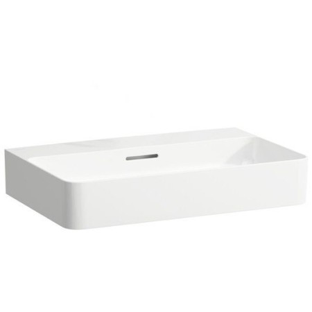 Lavabo LAUFEN Val, encastrable 65 x 42 cm sans trou de robinet, avec trop-plein