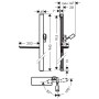 hansgrohe Unica E Brausestange 90 cm - Detailansicht