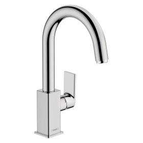 Rubinetto per lavabo hansgrohe Vernis Shape con beccuccio girevole e scarico a tirante
