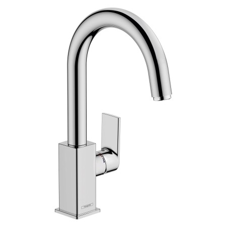 Rubinetto per lavabo hansgrohe Vernis Shape con beccuccio girevole e scarico a tirante