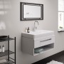 Rubinetto per lavabo hansgrohe Vernis Shape con beccuccio girevole e scarico a tirante - vista dettagliata