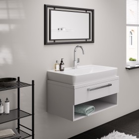 Robinet de lavabo hansgrohe Vernis Shape avec bec pivotant et bonde à tirette