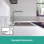 Rubinetto monocomando per cucina hansgrohe Talis M54 270, bassa pressione, beccuccio estraibile, 1jet - vista dettagliata
