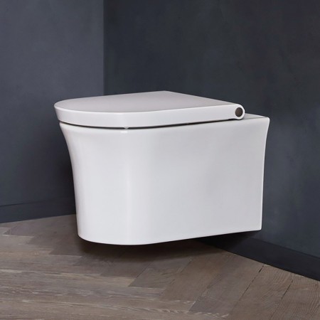 Duravit White Tulip WC a parete Rimless con HygieneGlaze