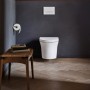 Duravit White Tulip WC a parete Rimless con HygieneGlaze - vista dettagliata