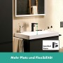 Rubinetto monocomando per lavabo hansgrohe Tecturis E 150 Fine CoolStart risparmio d'acqua+ senza scarico