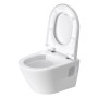 Ensemble WC mural Duravit D-Neo Rimless, compact à chasse d'eau - photo produit