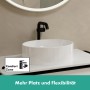 Rubinetto monocomando per lavabo hansgrohe Tecturis S 240 Fine CoolStart a risparmio idrico+ per lavabi - vista tecnica