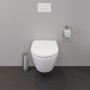 Ensemble WC mural Duravit D-Neo Rimless, compact à chasse d'eau - vue détaillée