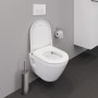 Ensemble WC mural Duravit D-Neo Rimless, compact à chasse d'eau - photo produit