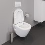 Ensemble WC mural Duravit D-Neo Rimless, compact à chasse d'eau