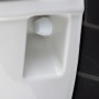 Ensemble WC mural Duravit D-Neo Rimless, compact à chasse d'eau - vue technique