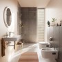hansgrohe EluPura Original S Wand Bidet 540 mit Hahnloch und Überlauf - technische Ansicht