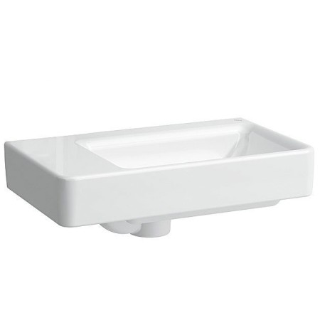 Lavabo LAUFEN PRO S 48 cm asymétrique, cuve à droite, sans trou de robinet