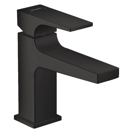 Mitigeur de lavabo monocommande hansgrohe Metropol 100 avec levier et vidage Push-Open pour lavabo