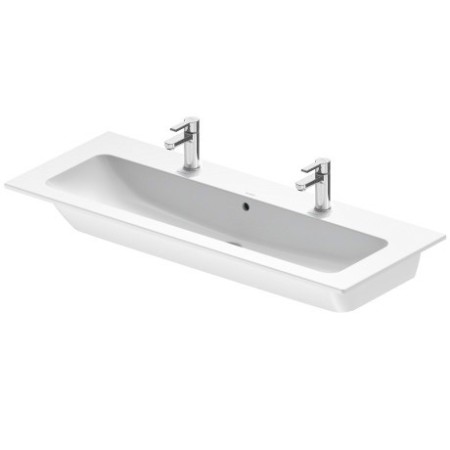 Duravit ME by Starck Meuble vasque 123 cm avec 2 x 1 trou pour robinet