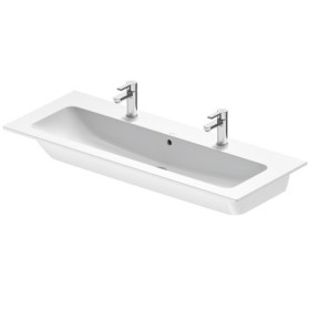 Meuble-lavabo Duravit ME by Starck 123 cm avec 2 x 1 trou de robinet