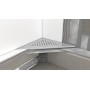 Ensemble complet d'évacuation des eaux de pluie hansgrohe RainDrain Corner avec grille à points 240/240 - vue détaillée