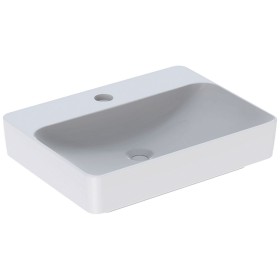 Évier de comptoir Geberit VariForm 60 x 45 cm, rectangulaire, avec plage de robinet