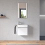 Lavabo Duravit Vero Air avec 1 trou de robinet à gauche 50 x 25 cm, sans trop-plein - photo produit