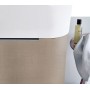 Vasque meuble Duravit Happy D.2 80 cm avec 1 trou de robinet - vue technique