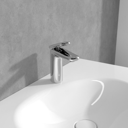 Rubinetto monocomando per lavabo Villeroy & Boch Antao con scarico Push-Open
