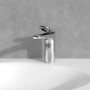 Rubinetto monocomando per lavabo Villeroy & Boch Antao con scarico Push-Open - vista dettagliata