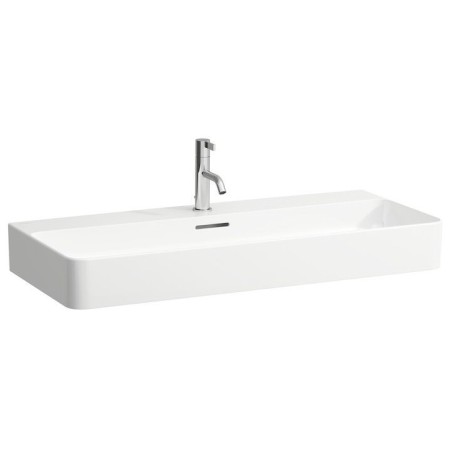 Vasque à poser LAUFEN Val 95 x 42 cm avec 1 trou de robinet, avec trop-plein