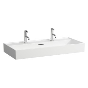 Vasque LAUFEN Kartell 100 x 46 cm, avec 2x 1 trou de robinet, avec trop-plein
