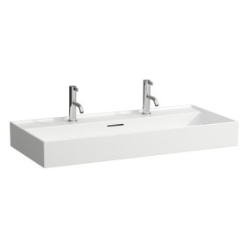 Vasque LAUFEN Kartell 100 x 46 cm, avec 2x 1 trou de robinet, avec trop-plein