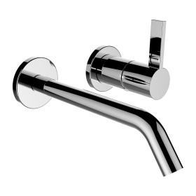 Rubinetto a parete a due fori LAUFEN Kartell con monocomando