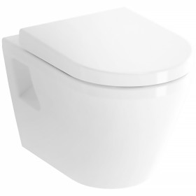 VitrA Integra WC mural à chasse d'eau plate avec rebord de rinçage