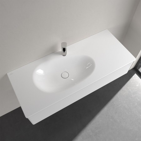 Mobile lavabo sospeso Villeroy & Boch Antao 120 x 50 cm, con troppo pieno nascosto