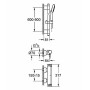 GROHE Grohtherm 2000 Thermostat-Brausebatterie - Detailansicht