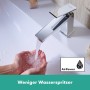 Robinet de lavabo monocommande hansgrohe Tecturis E 110 économiseur d'eau+ avec vidage à tirette