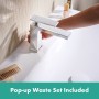 Robinet de lavabo monocommande hansgrohe Tecturis E 110 économiseur d'eau+ avec vidage à tirette - photo produit