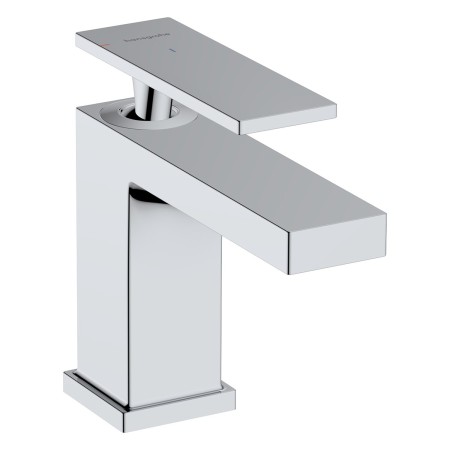 Robinet de lavabo monocommande hansgrohe Tecturis E 80 CoolStart économiseur d'eau+ sans bonde