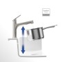 Rubinetto monocomando per cucina Villeroy & Boch Junis Sky Shower