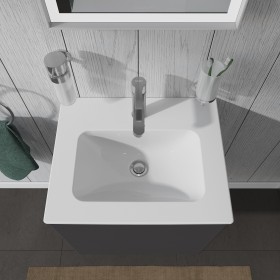 Lavabo meuble Duravit ME by Starck 53 cm avec 1 trou de robinet